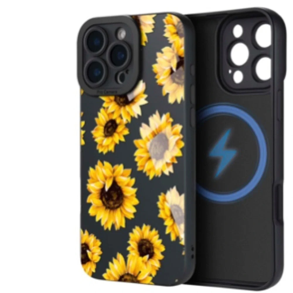 Sunflower Phone Case for iPhone 16 Pro Max